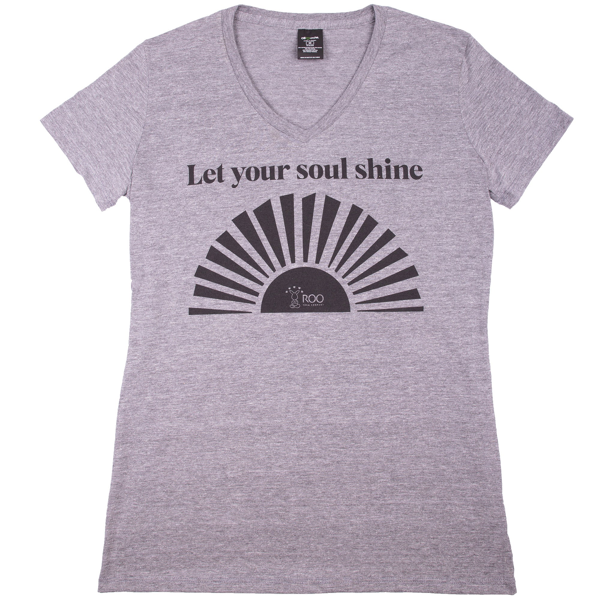 Soul Shine Heather Gray Ladies T-Shirt